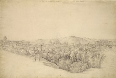 View from the Sabine Hills over Tivoli in Campania with the Gorge of the Anio on the Right by Joachim Faber